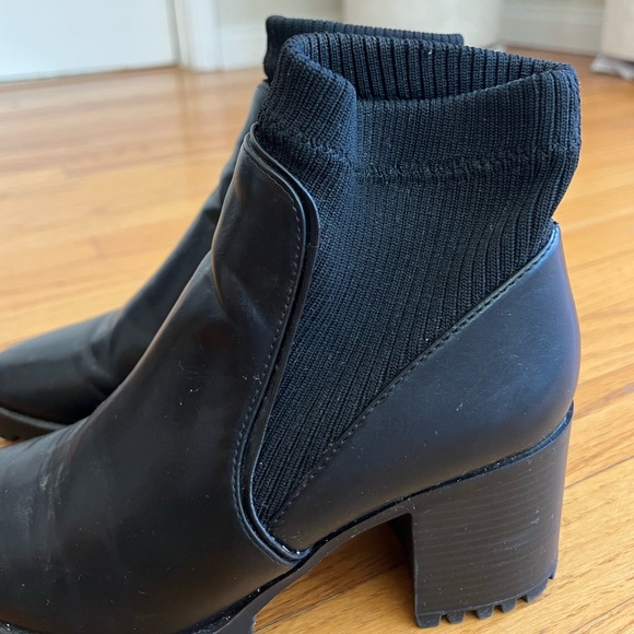 Zara heeled sock booties - Picture 2 of 2